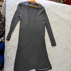 Inc long duster size XL charcoal grey